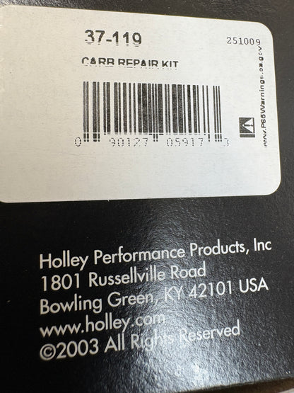 Holley Carburetor Renew Kits 37-119
