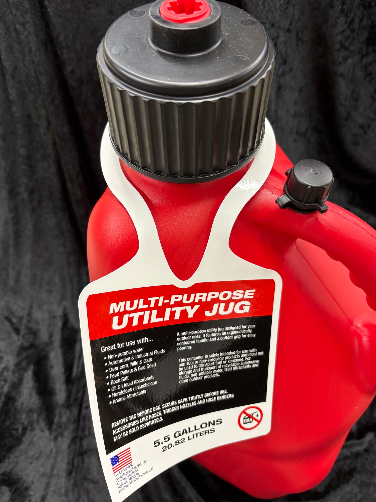 5 Gallons Mr. Gasket Utility Jug 36950G