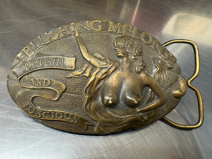 Blushing Melons Belt Buckle