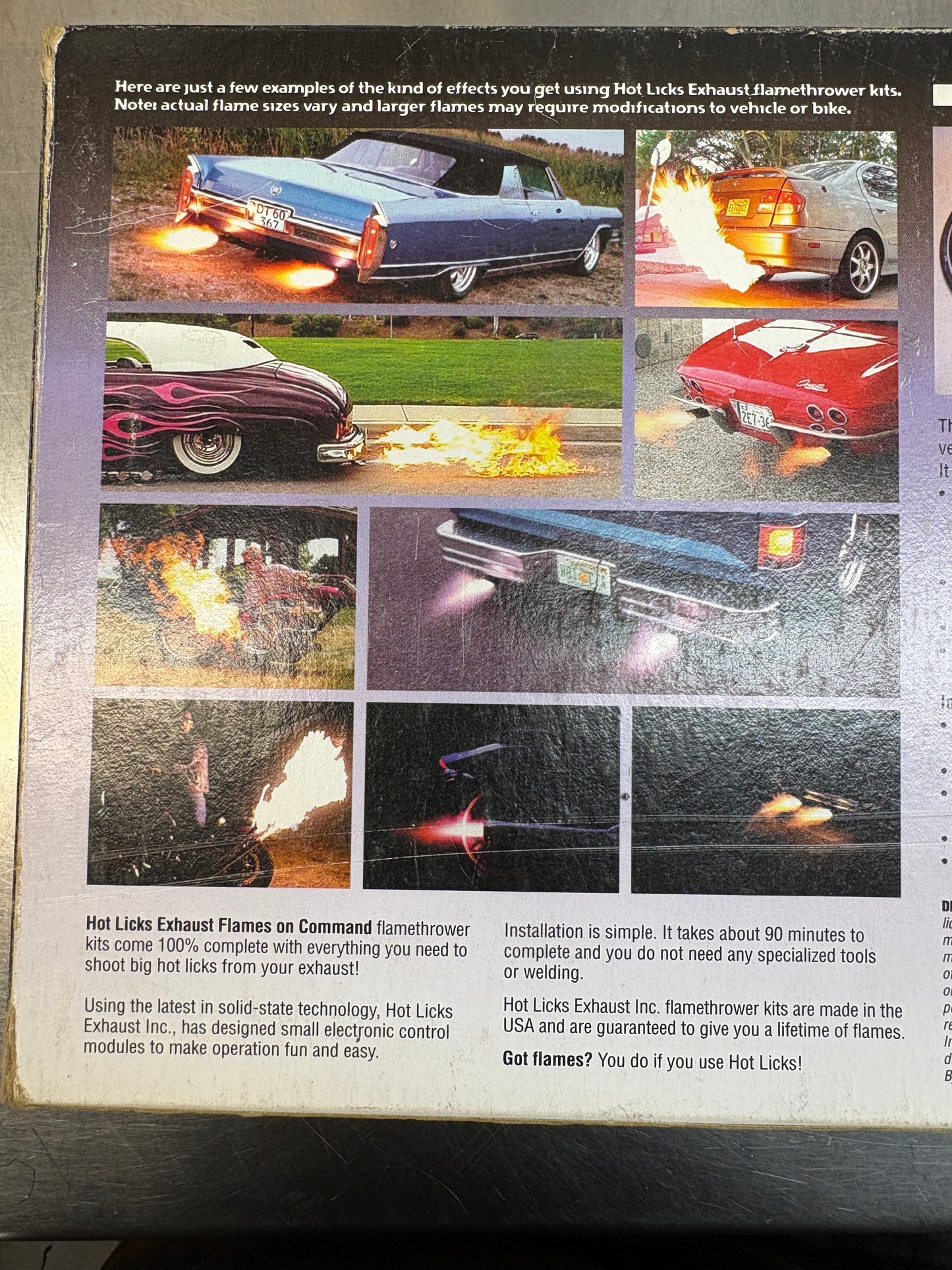 Hot Licks Flame Thrower Kit   Single Exhaust Kit