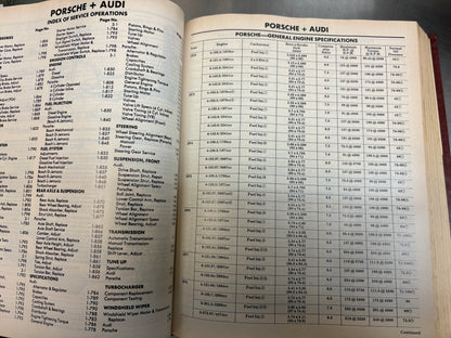 Motor Imported Car Repair Manual  Professional Service Trade Edition