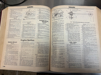 Motor Imported Car Repair Manual  Professional Service Trade Edition