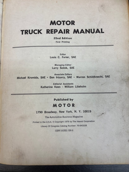 MOTOR Truck Repair Manual 1966-1979