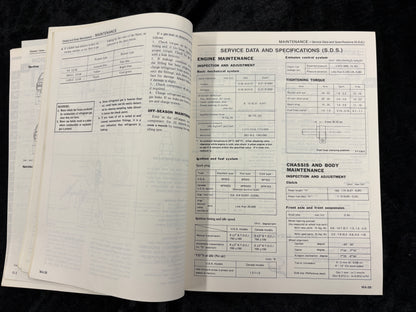 1981 Datsun 200 SX  Service Manual