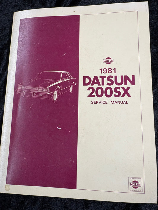1981 Datsun 200 SX  Service Manual