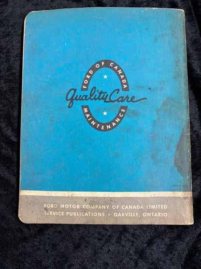 1961 Econoline Commercial Vehicles Shop Manual