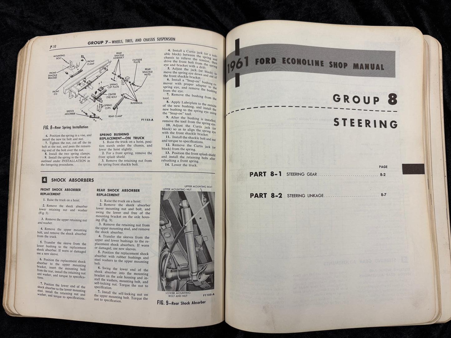 1961 Econoline Commercial Vehicles Shop Manual