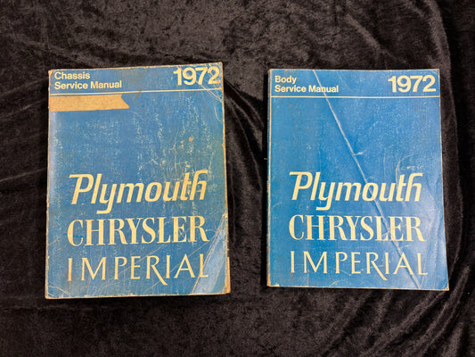 1972 Plymouth Chrysler Imperial Body & Chassis Service Manuals