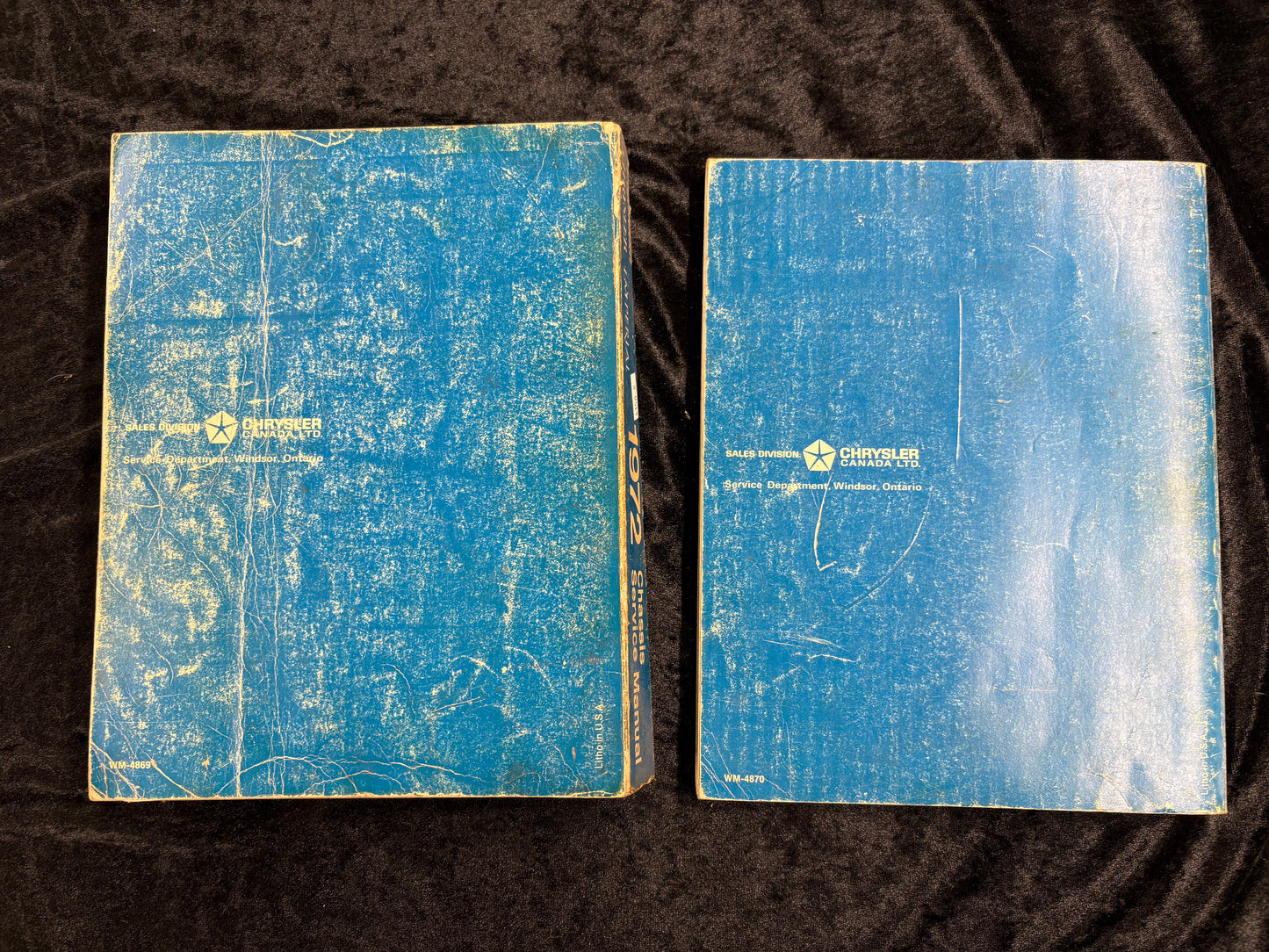 1972 Plymouth Chrysler Imperial Body & Chassis Service Manuals