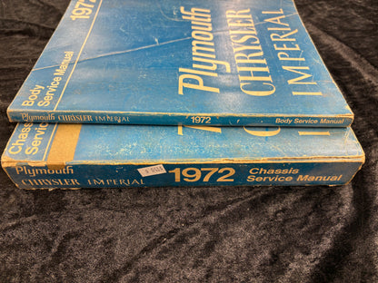 1972 Plymouth Chrysler Imperial Body & Chassis Service Manuals