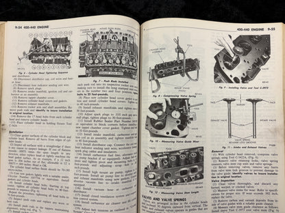 1972 Plymouth Chrysler Imperial Body & Chassis Service Manuals