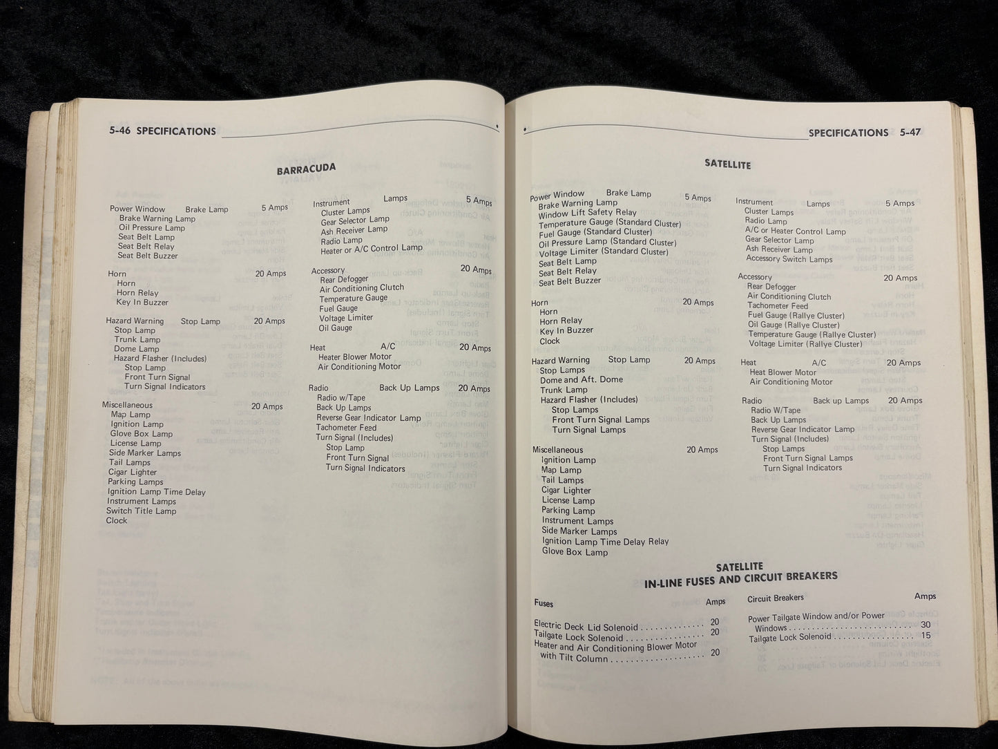 1972 Plymouth Chrysler Imperial Body & Chassis Service Manuals