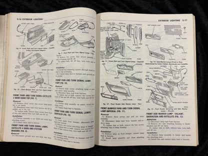 1972 Plymouth Chrysler Imperial Body & Chassis Service Manuals