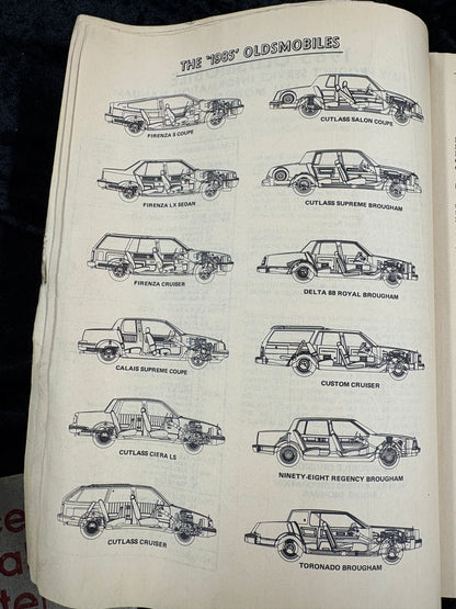 1985 Oldsmobile Service, Electrical 3 Book set