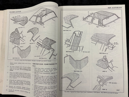 1985 Body by Fisher Service Manual A - X J AND N Styles