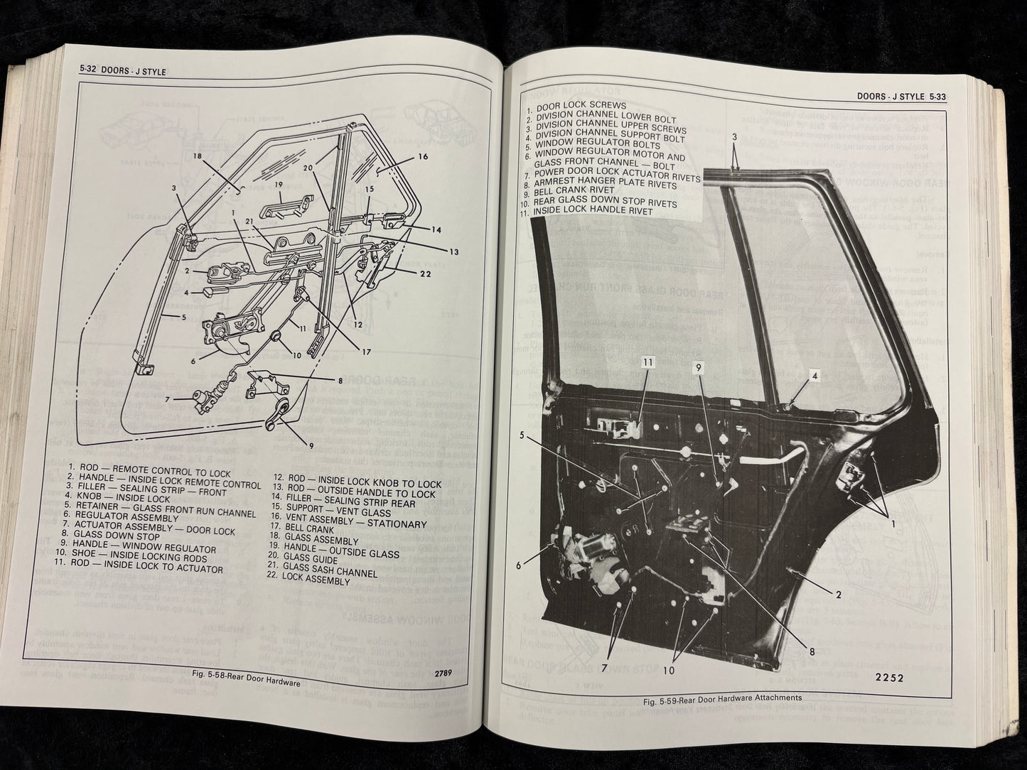 1985 Body by Fisher Service Manual A - X J AND N Styles