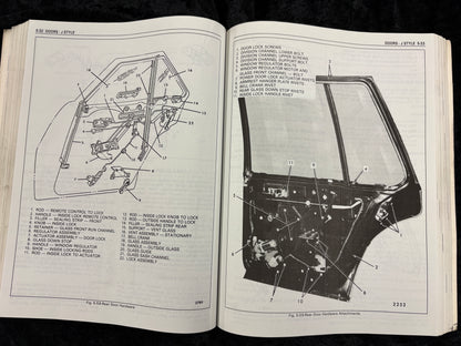 1985 Body by Fisher Service Manual A - X J AND N Styles