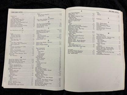 1985 Body by Fisher Service Manual A - X J AND N Styles