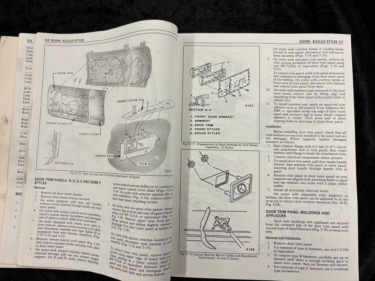 1985 Body by Fisher Service Manual B-D-E-G-K Styles