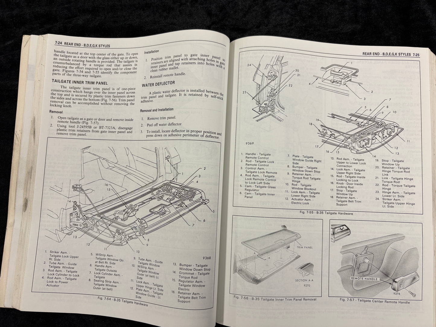 1985 Body by Fisher Service Manual B-D-E-G-K Styles
