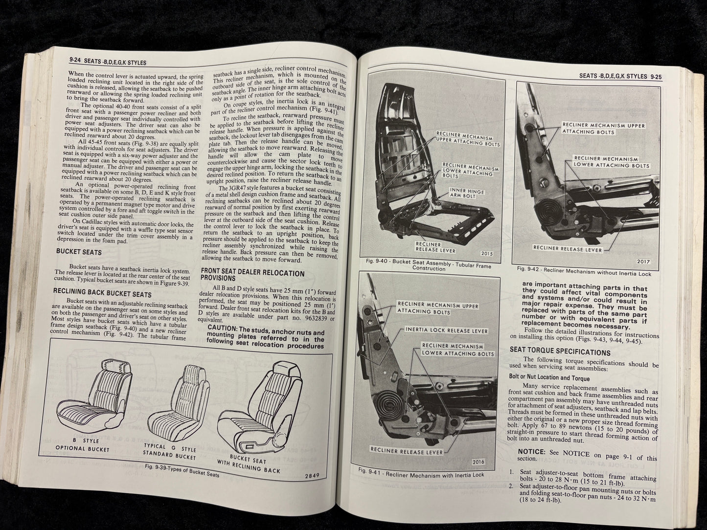 1985 Body by Fisher Service Manual B-D-E-G-K Styles