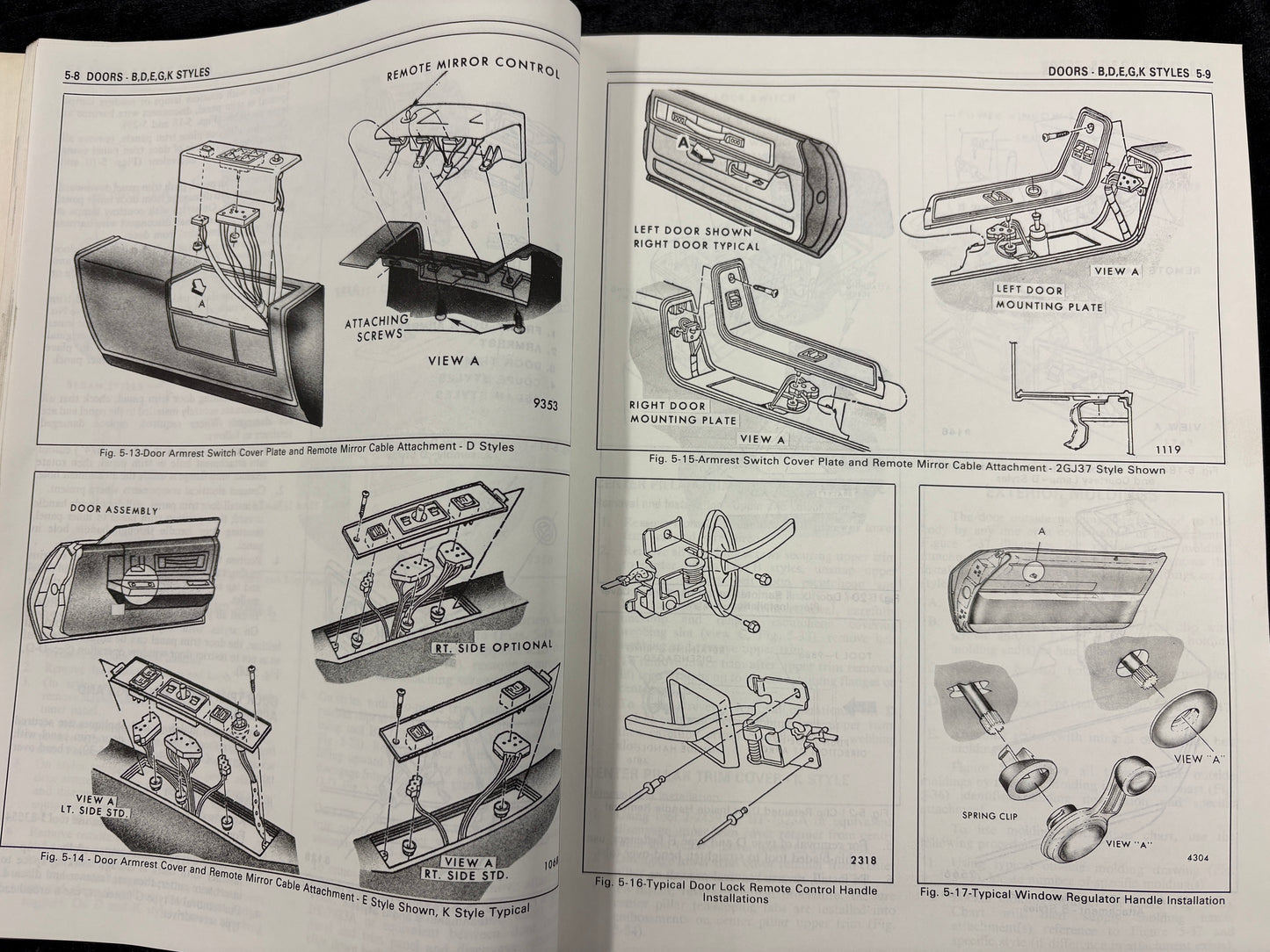 1985 Body by Fisher Service Manual B-D-E-G-K Styles