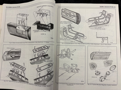 1985 Body by Fisher Service Manual B-D-E-G-K Styles