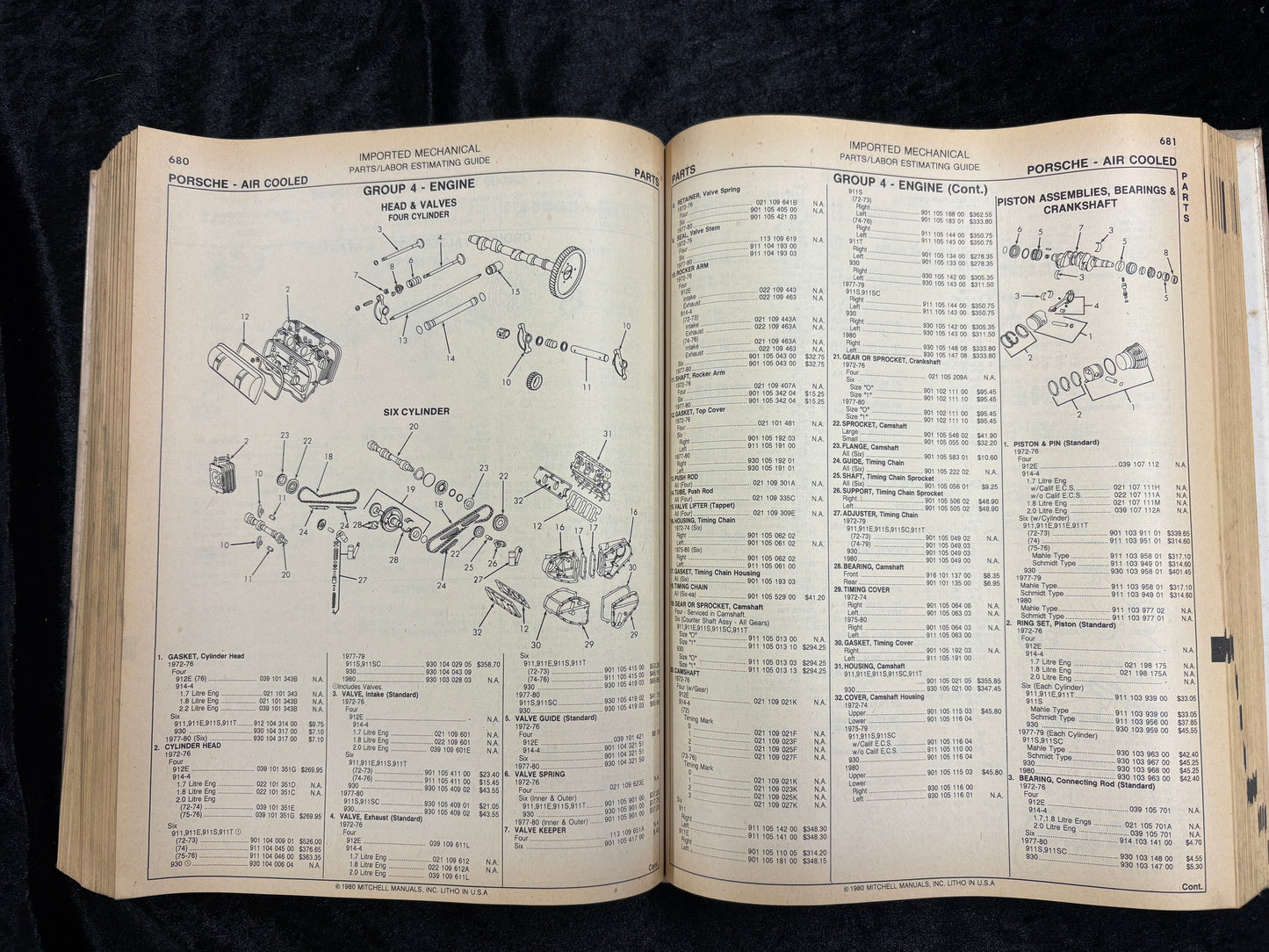 Mitchell 1980 Imported Cars and Trucks Mechanical  Parts/Labor Estimating Guide