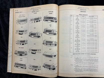 Mitchell 1980 Imported Cars and Trucks Mechanical  Parts/Labor Estimating Guide