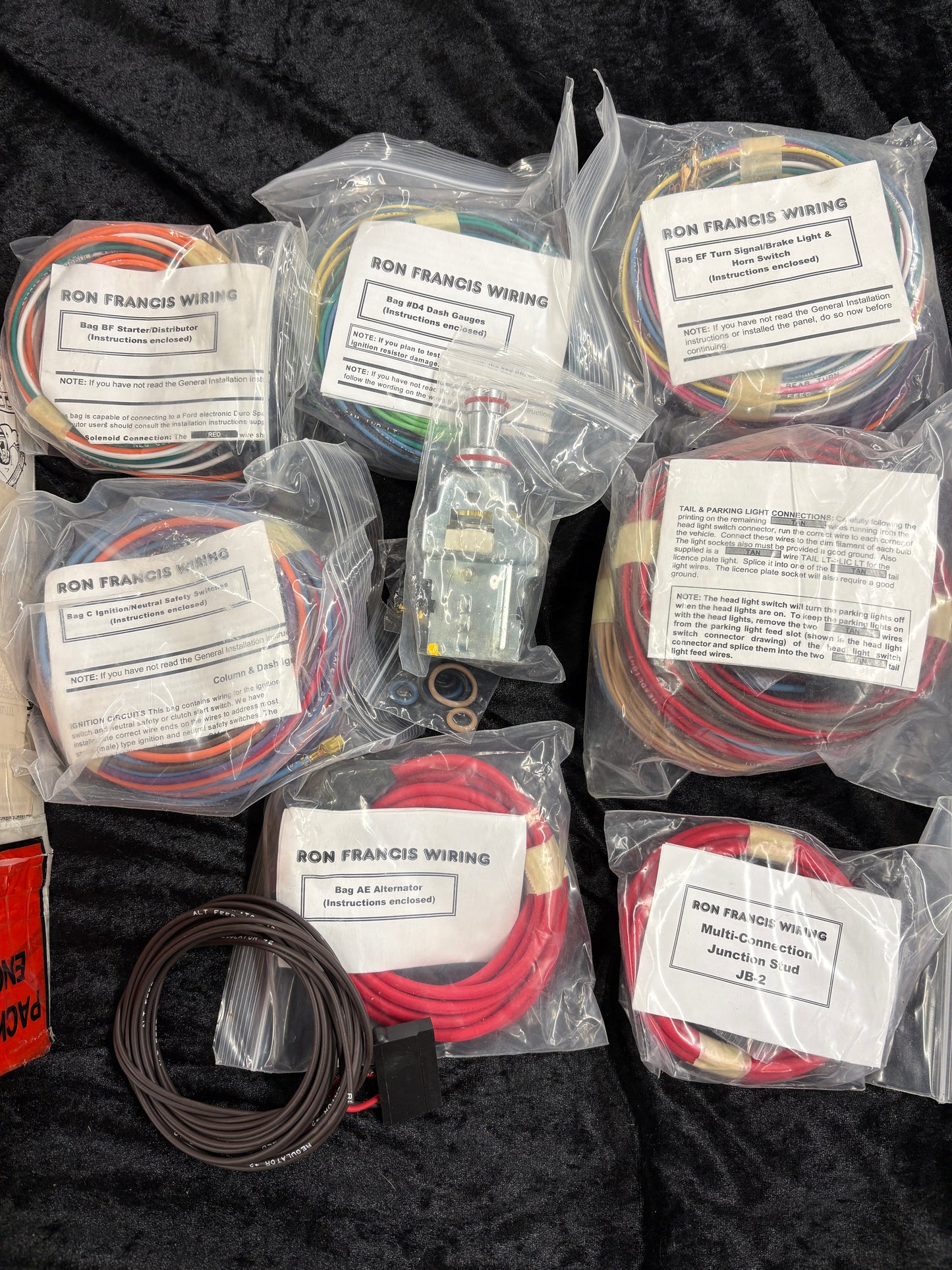 RON FRANCIS XP-67 # 63-30728 WIRING KIT 1957-1976