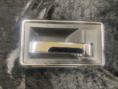 1970-74 CAMARO/FIREBIRD,INNER DOOR HANDLE. DIE CAST LH & RH WITH CHROME BEZEL