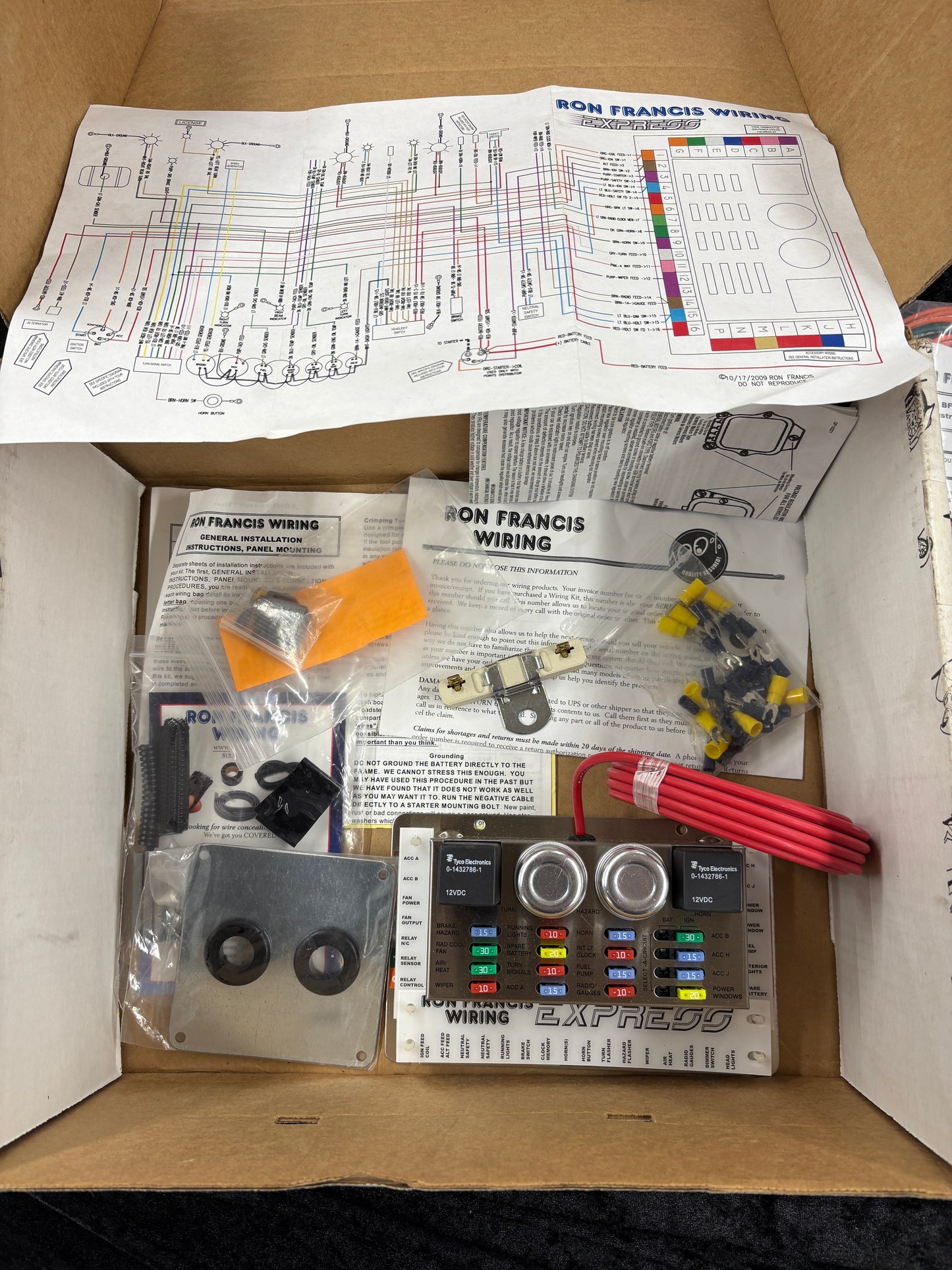 RON FRANCIS XP-67 # 63-30728 WIRING KIT 1957-1976