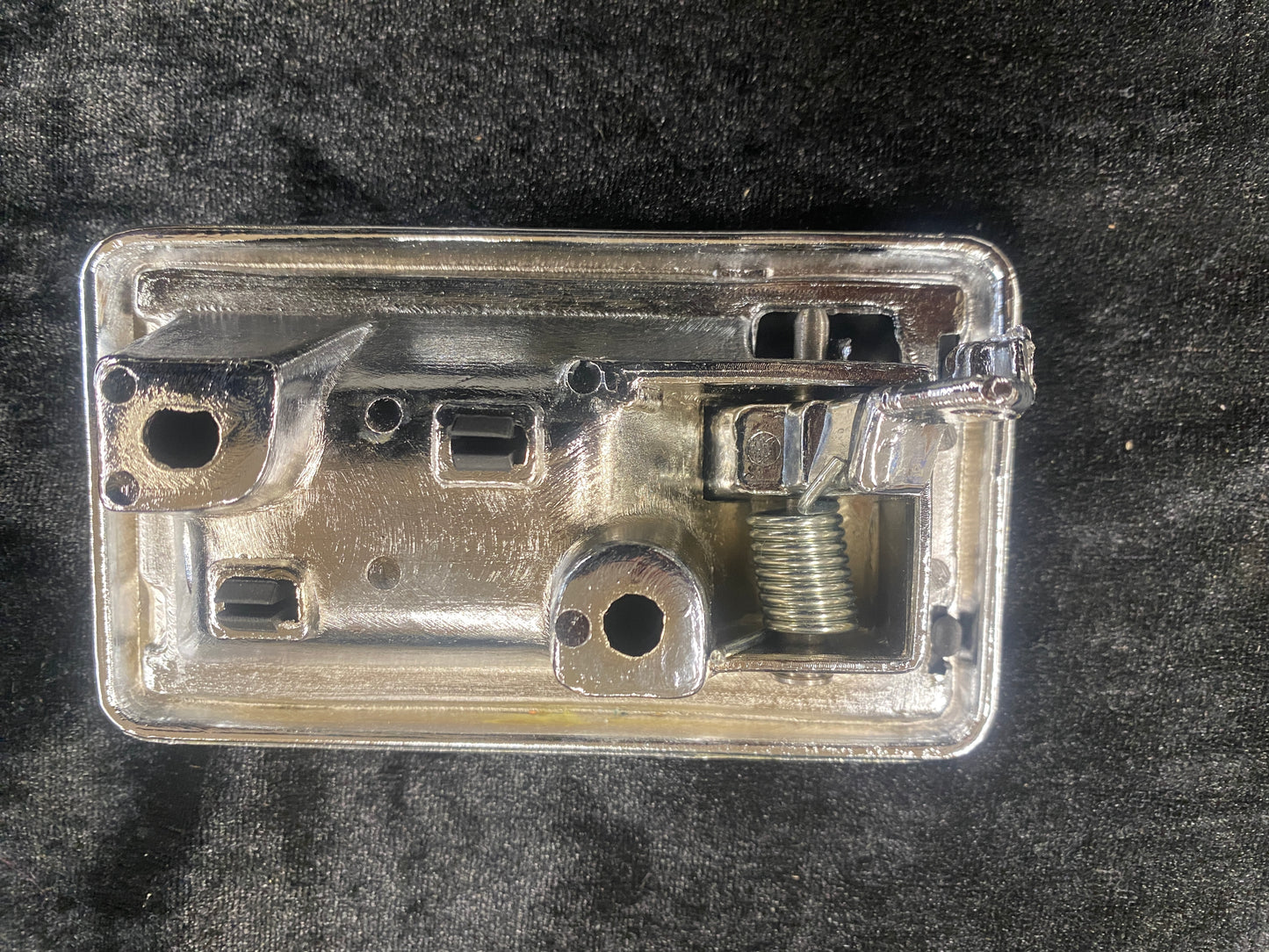 1970-74 CAMARO/FIREBIRD,INNER DOOR HANDLE. DIE CAST LH & RH WITH CHROME BEZEL