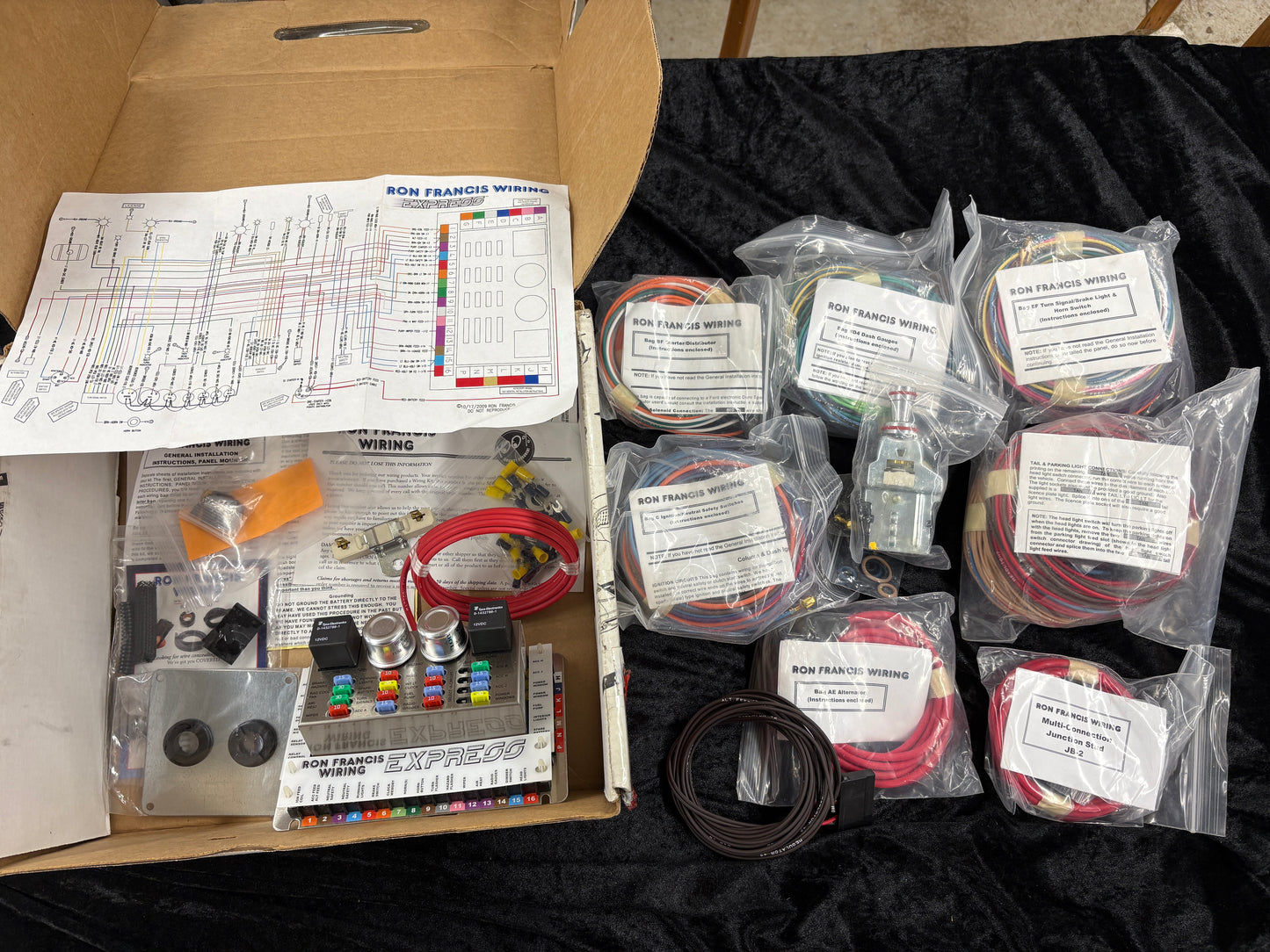RON FRANCIS XP-67 # 63-30728 WIRING KIT 1957-1976