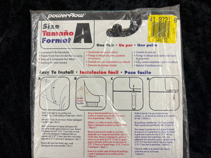 Powerflow Premier Fit  WHITE Splash Guards