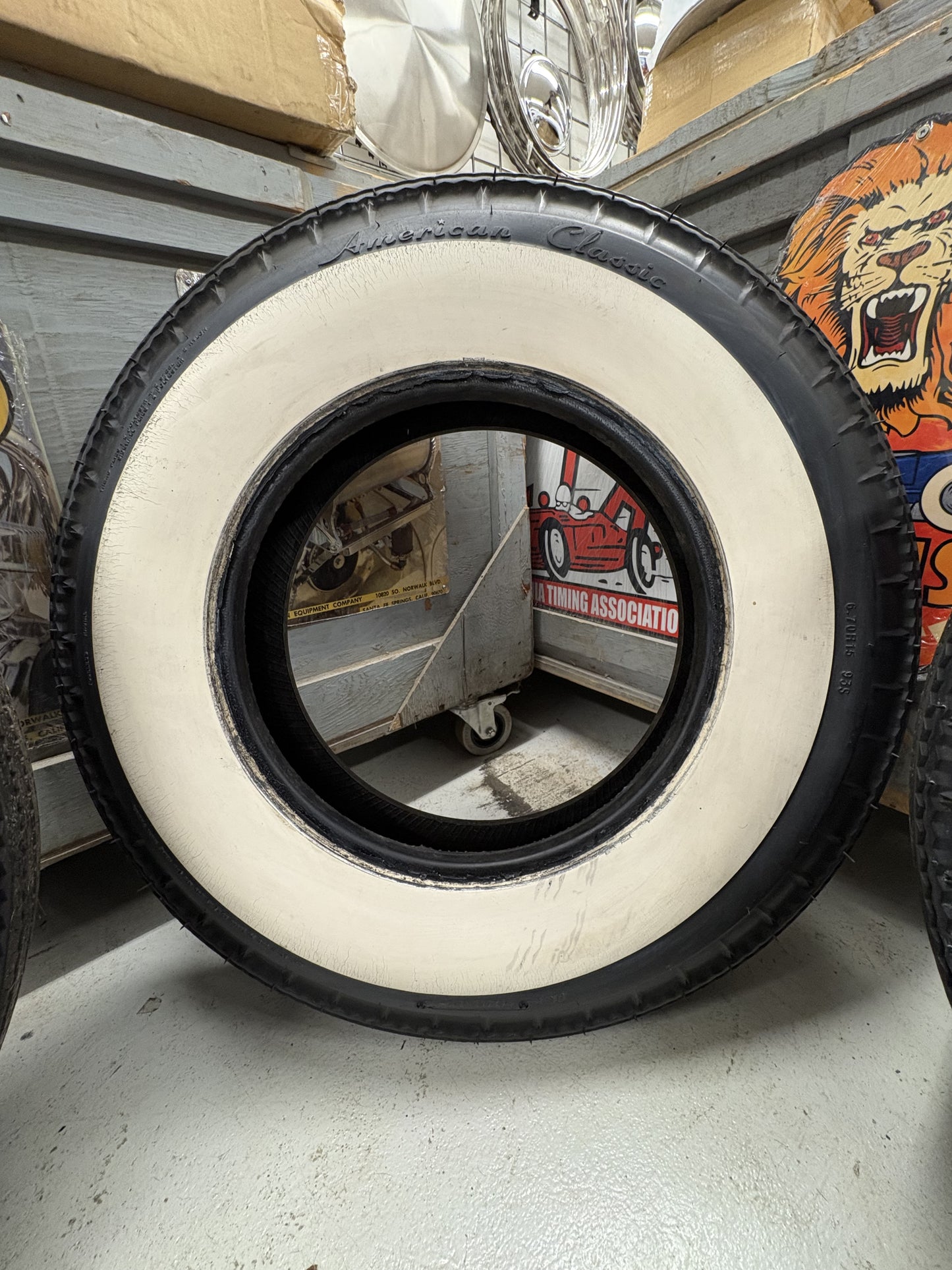 American Classic Bias-Look Radial Whitewall Tires