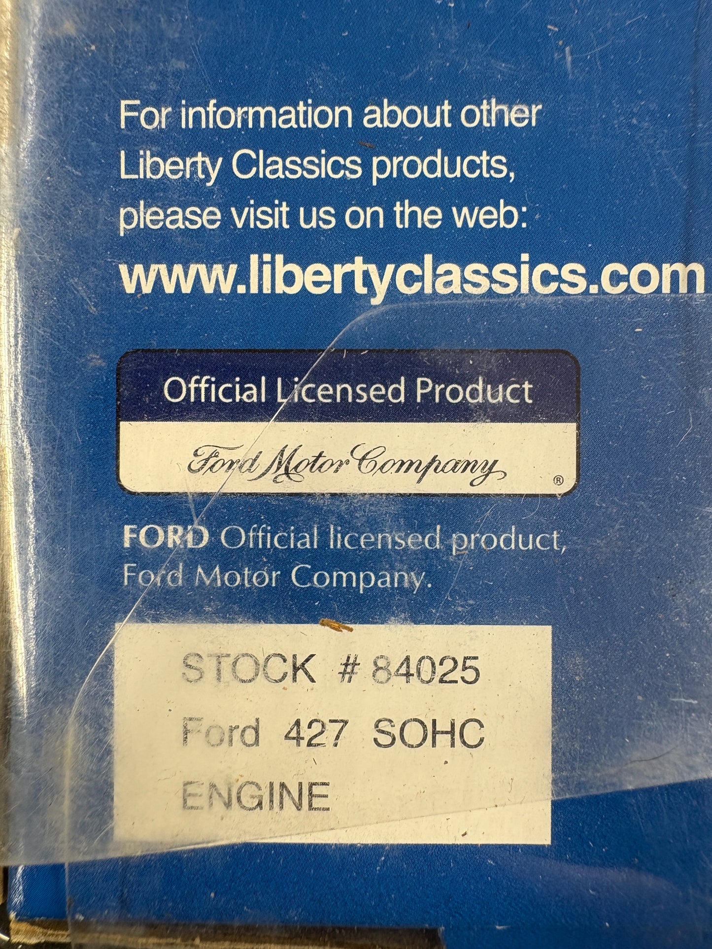 Liberty Classics Ford 427 SOHC Engine (Model 84025)  NEW