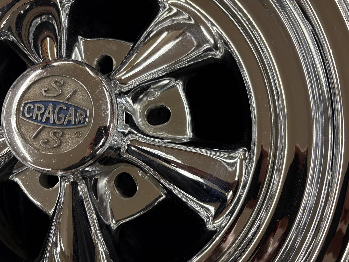Cragar 61C Series S/S Super Sport Chrome Wheels 15x7  (used)