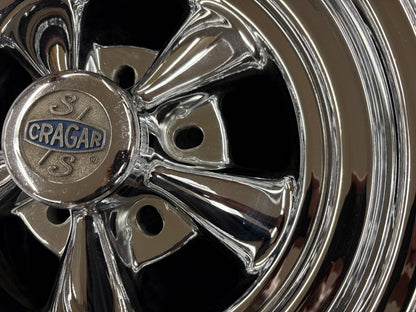 Cragar 61C Series S/S Super Sport Chrome Wheels 15x7  (used)