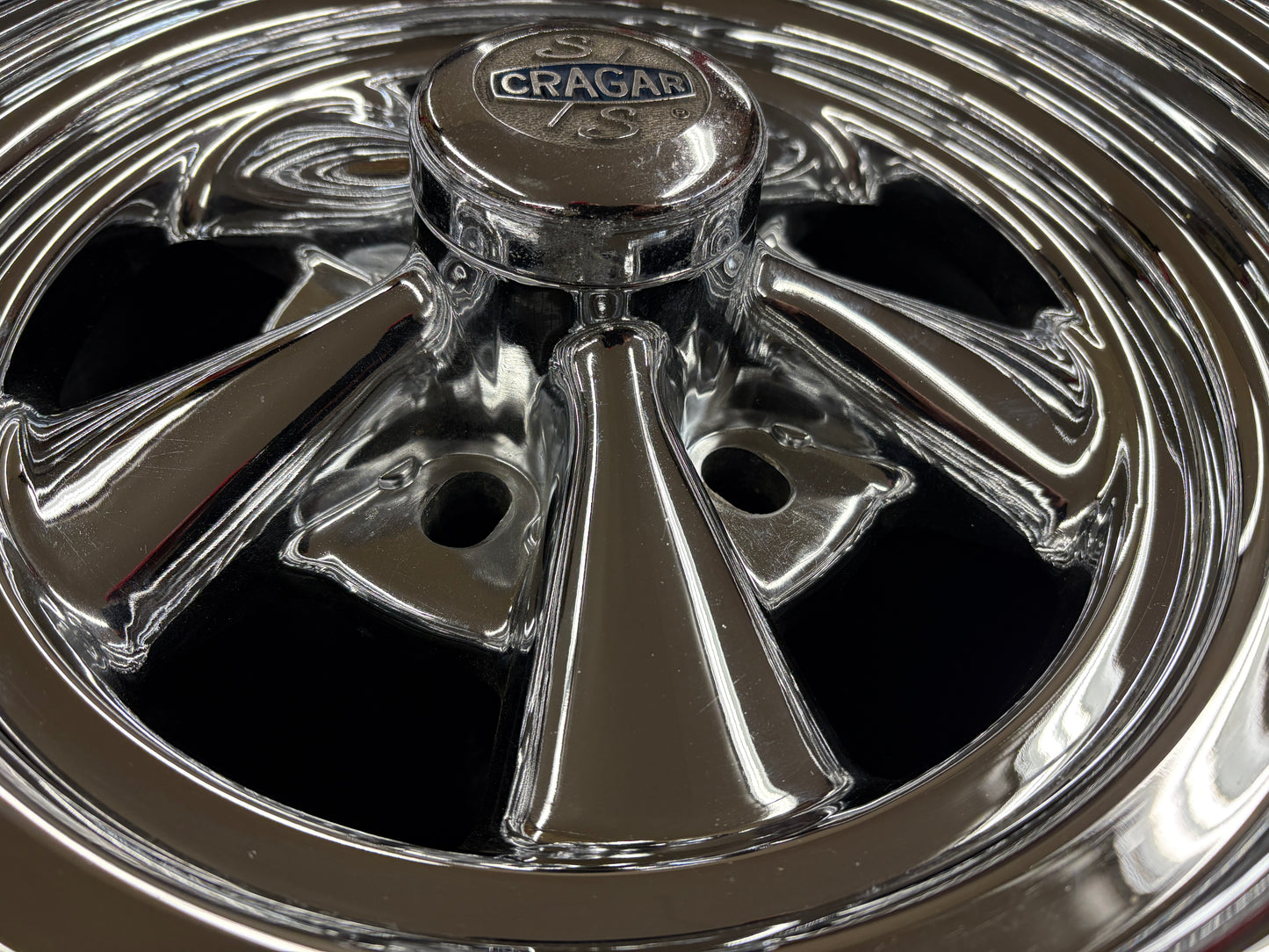 Cragar 61C Series S/S Super Sport Chrome Wheels 15x7  (used)