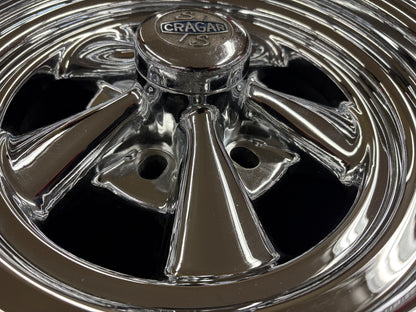 Cragar 61C Series S/S Super Sport Chrome Wheels 15x7  (used)
