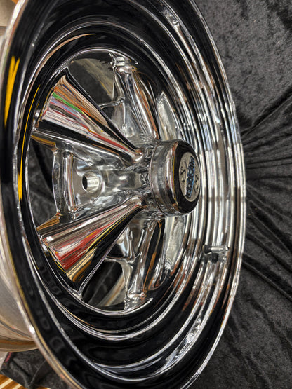Cragar 61C Series S/S Super Sport Chrome Wheels 15x7  (used)