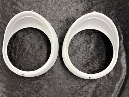 1956 Ford headlight doors (often called bezels) with part number  FDR-13052-A