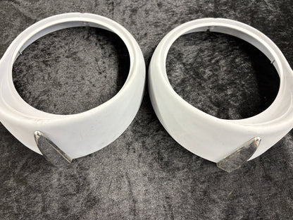 1956 Ford headlight doors (often called bezels) with part number  FDR-13052-A