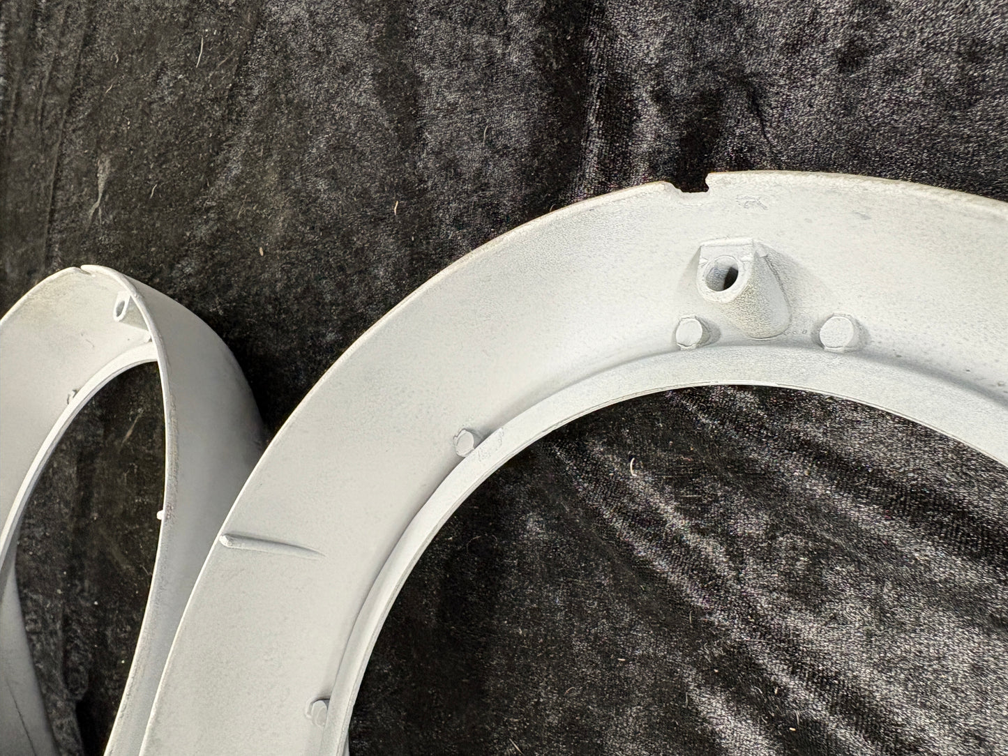 1956 Ford headlight doors (often called bezels) with part number  FDR-13052-A