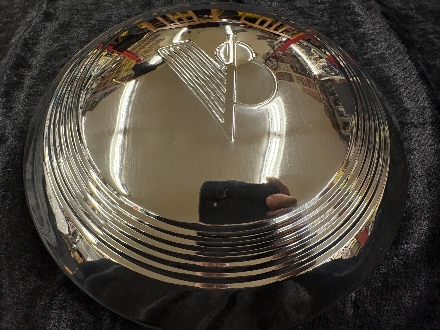 1940–41 Ford stainless steel hubcaps (Part #A6029)