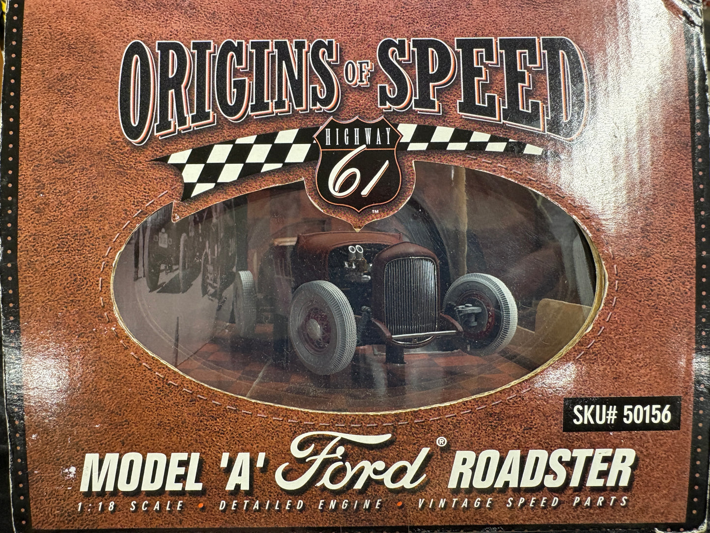 1929 Ford Model A Roadster   Origins of Speed Highway 61 1:18 scale diecast model