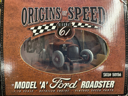 1929 Ford Model A Roadster   Origins of Speed Highway 61 1:18 scale diecast model