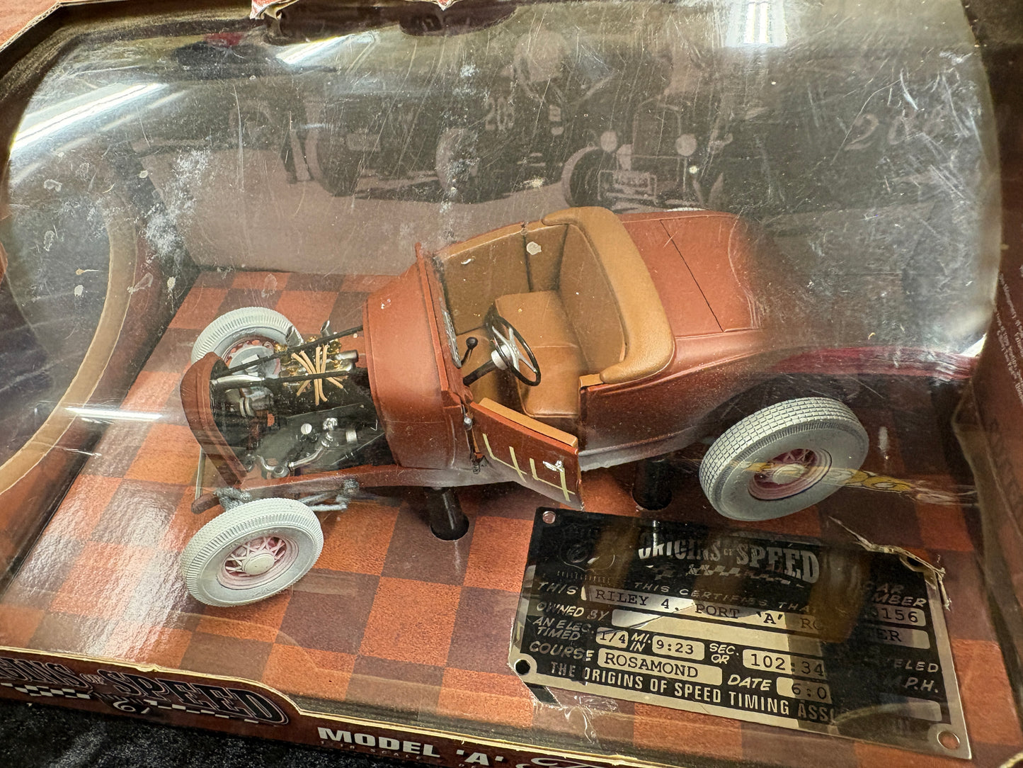 1929 Ford Model A Roadster   Origins of Speed Highway 61 1:18 scale diecast model