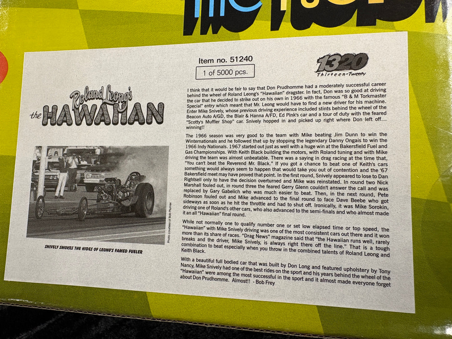 Roland Leong  The Fuelers 1320 1/24 Model Kit   HAWAIIAN